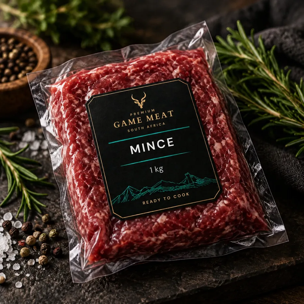 Vacuum pack of game mince